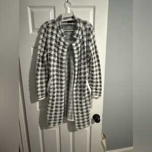 Cliché - Houndstooth - Fuzzy Sweater - S